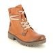 Rieker Lace Up Boots - Tan - 78530-24 GAMPEERLESS