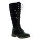 Rieker Knee-high Boots - Black - 94732-00 FRESH TEX LACE