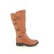 Rieker Knee-high Boots - Tan - 94775-24 FRESCA TEX