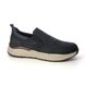 Rieker Slip-on Shoes - Navy Suede - B5061-14 ARCHIE TEX