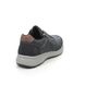 Rieker Comfort Shoes - Navy leather - B7613-14 DELSON ZIP TEX
