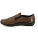 Rieker Comfort Slip On Shoes - Brown leather - L1751-25 CELIA 72