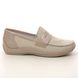 Rieker Comfort Slip On Shoes - Beige leather - L1752-60 CELIALOAF