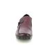 Rieker Comfort Slip On Shoes - Wine leather - L1759-30 CELIALEAF