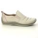 Rieker Comfort Slip On Shoes - Beige leather - L1789-60 CELIAPIN