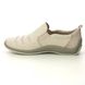 Rieker Comfort Slip On Shoes - Beige leather - L1789-60 CELIAPIN