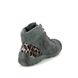 Rieker Lacing Shoes - Black grey - L6513-03 LIVCLOWN