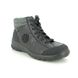 Rieker Lace Up Boots - Black - L7110-01 EIKECUFF