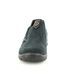Rieker Comfort Slip On Shoes - Navy suede - L7171-14 EIKESU