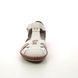 Rieker Closed Toe Sandals - Off White Beige - M1655-61 VALLWEAVE 2