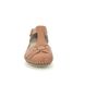 Rieker Closed Toe Sandals - Tan Leather - M1663-24 VALLAT