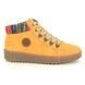 Rieker Lace Up Boots - Yellow - M6411-69 DURLOLACE