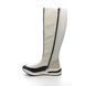 Rieker Knee-high Boots - Off White Black - M6690-60 PANITA