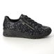 Rieker Lacing Shoes - Black floral - N3302-90 BOCCIZIP LACE