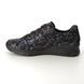 Rieker Lacing Shoes - Black floral - N3302-90 BOCCIZIP LACE