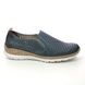 Rieker Comfort Slip On Shoes - Denim leather - N4251-12 EMPILUCCO