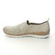 Rieker Comfort Slip On Shoes - Off White Leather - N4251-60 EMPILUCCO