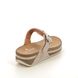 Rieker Toe Post Sandals - Beige - V1498-60 LULUFRIN