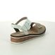 Rieker Flat Sandals - Beige White - V3660-60 VITAFIT