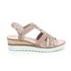 Rieker Wedge Sandals - Pink - V3822-31 HYFAWNI