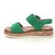 Rieker Flat Sandals - Green Suede - W0800-52 BARSA EVO