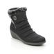 Rieker Wedge Boots - Black - Y0363-01 NOOMITEX