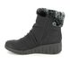 Rieker Wedge Boots - Black - Y1361-00 NUMI TEX WEDGE