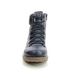 Rieker Lace Up Boots - Navy - Z0445-14 FRESHPEEP TEX