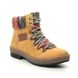 Rieker Lace Up Boots - Yellow - Z6743-68 POLARPEEPS