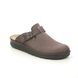 Westland Mule Slippers - Brown leather - 26265/348380 METZ   VILLAGE