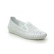 Roselli Comfort Slip On Shoes - White Leather - 2020/24 GEMMA