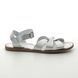 Salt Water Flat Sandals - Silver - 80001 ORIGINAL