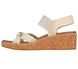 Skechers Wedge Sandals - Natural - 119350 ARCH FIT BEVERLEE