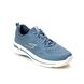 Skechers Trainers - Blue - 124404 ARCH FIT GO WALK