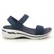 Skechers Comfortable Sandals - Navy - 140264 ARCH FIT GO WALK SANDALS