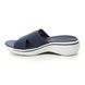 Skechers Slide Sandals - Navy - 140224 ARCH FIT WORTHY
