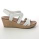 Skechers Wedge Sandals - White - 119339 BEVERLEE