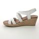 Skechers Wedge Sandals - White - 119339 BEVERLEE