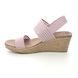 Skechers Wedge Sandals - Pink - 119571 BEVERLEE LUCK