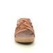 Skechers Wedge Sandals - Tan - 119578 BEVERLEE SLIDE