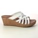Skechers Wedge Sandals - White - 119578 BEVERLEE SLIDE