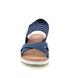 Skechers Wedge Sandals - Navy - 114130 BOBS DESERT