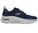 Skechers Trainers - Navy Lime - 232502 DLUX ARCH FIT MENS