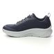 Skechers Trainers - Navy Lime - 232502 DLUX ARCH FIT MENS