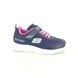 Skechers Girls Trainers - Navy Pink - 302425L DYNAMIC TEX