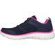 Skechers Trainers - Navy Pink - 150202 Flex Appeal 5.0 Fresh Touch