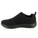 Skechers Velcro Shoes - Black - 52183 GURN