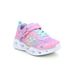 Skechers Girls Trainers - Pink - 302088N HEART LIGHTS INF