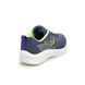 Skechers Trainers - Navy Lime - 403769L MICROSPEC LACE