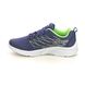 Skechers Trainers - Navy Lime - 403769L MICROSPEC LACE